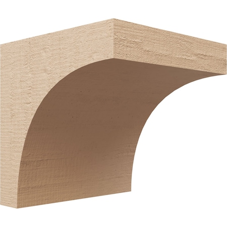 Ekena Millwork 10"W x 10"D x 10"H Wide Huntington Rough Cedar Woodgrain TimberThane Corbel, Primed Tan CORUR10X10X10HUNRCPR